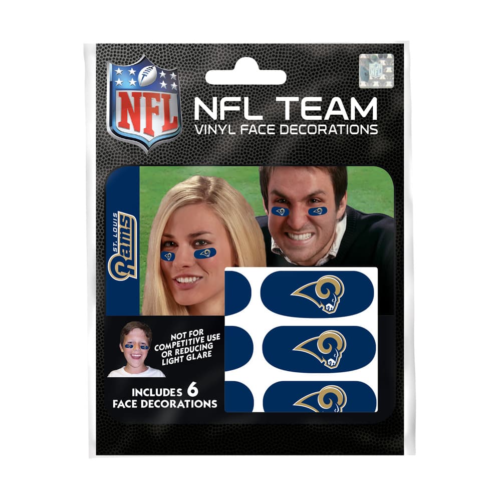 Los Angeles Rams Face Decorations