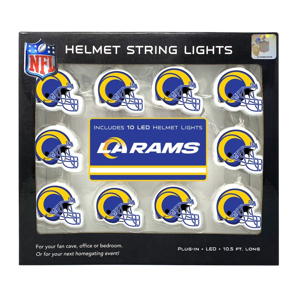 Los Angeles Rams LED Helmet String Lights