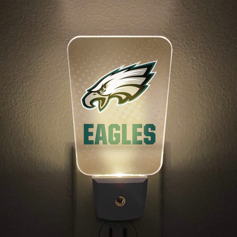 Philadelphia Eagles Team Frosted Night Light