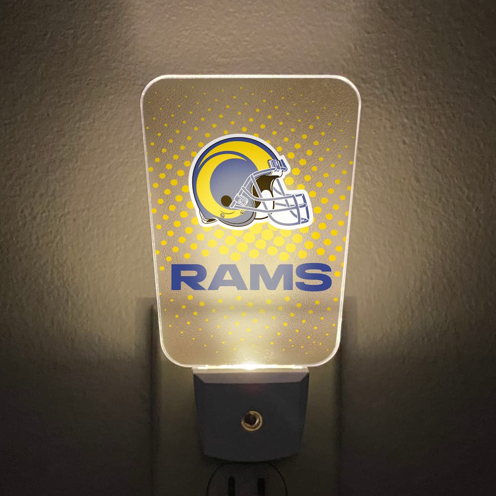 Los Angeles Rams Team Frosted Night Light